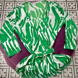 Maggy London wrap-around dress